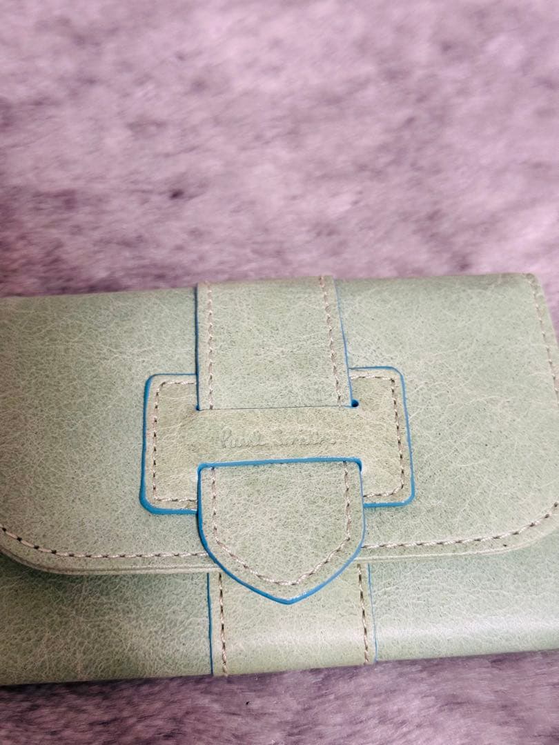 『レアカラー』Paul Smith ポールスミス　名刺入れ スカイブルー　箱