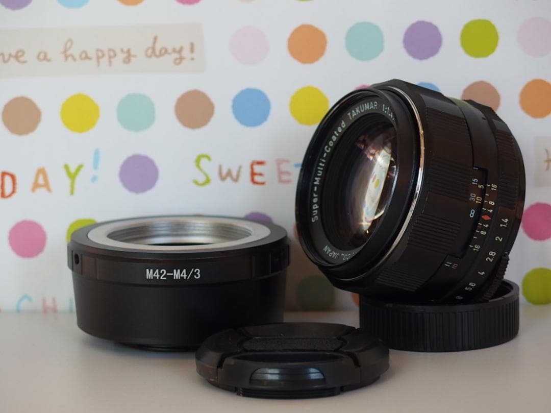 PENTAX SMC Takumar 50mm F1.4 M4/3マウントセット