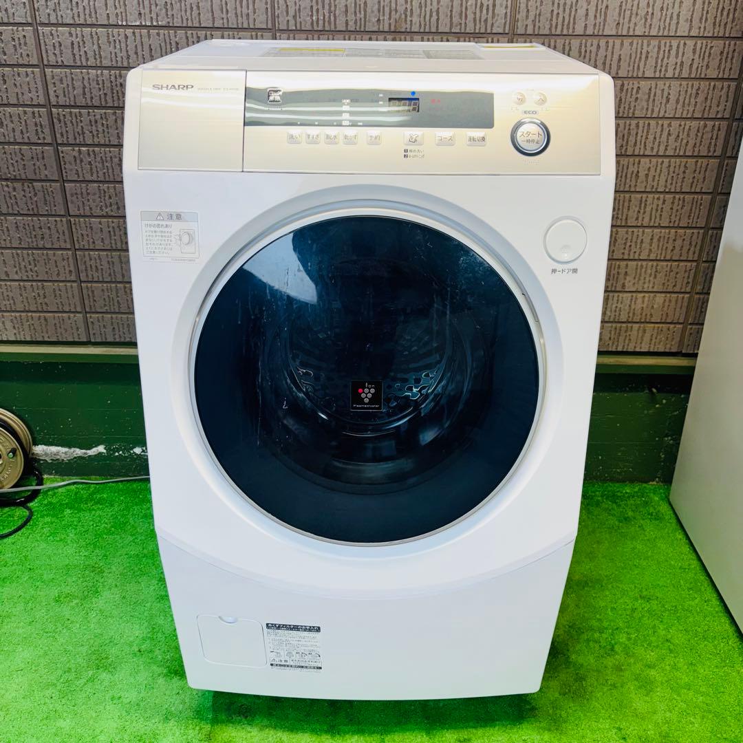 SHARP 10kg ドラム式洗濯機 大容量 インバータ搭載【地域限定配送無料】