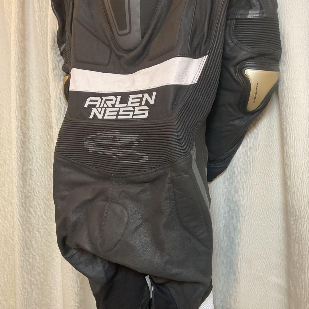 【未使用】ARLENNESS アレンネスレーシングスーツ50サイズ Bk.Wh