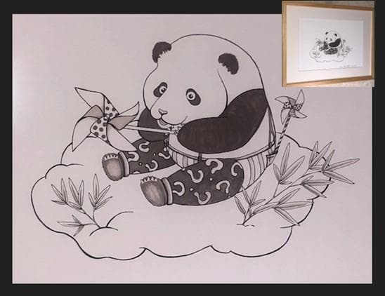 希少作品❗️日本画家☀️絹谷香菜子☀️リトグラフ◆エディション有り◆父：絹谷幸二