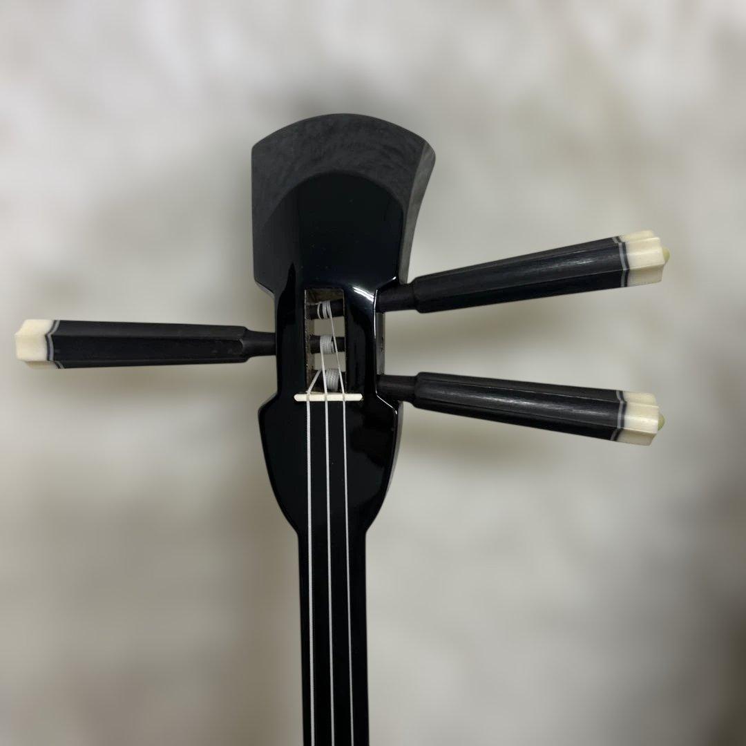 【極美品】沖縄三線 ソフトケース付 入門者向け 弦楽器 和楽器 人工革ヘビ