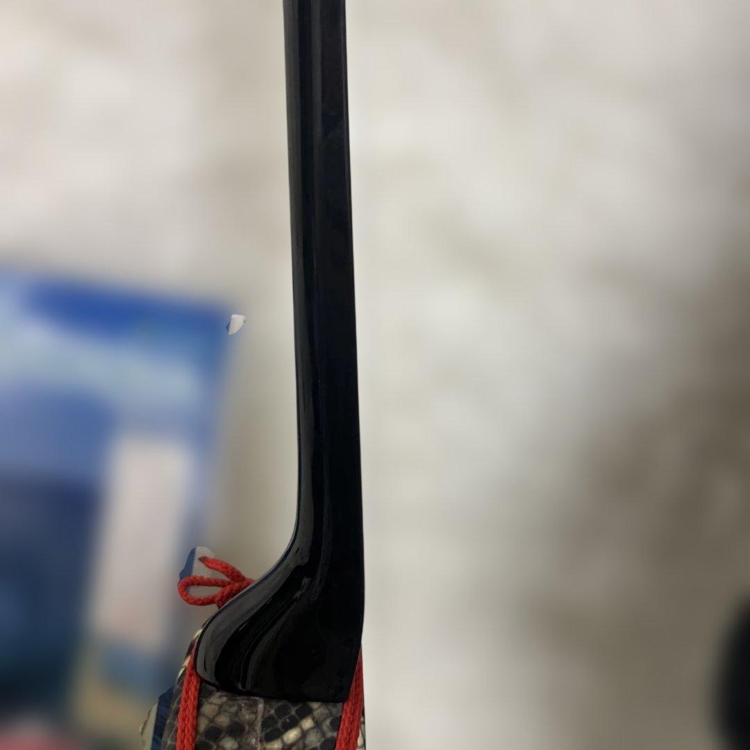 【極美品】沖縄三線 ソフトケース付 入門者向け 弦楽器 和楽器 人工革ヘビ