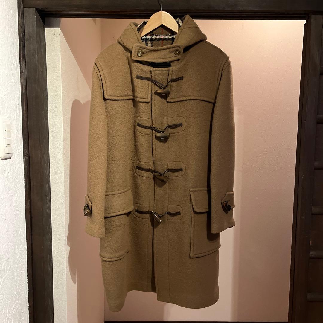 【ファンファン】バーバリー　ノバチェック　キャメル　ダッフルコート　英国製