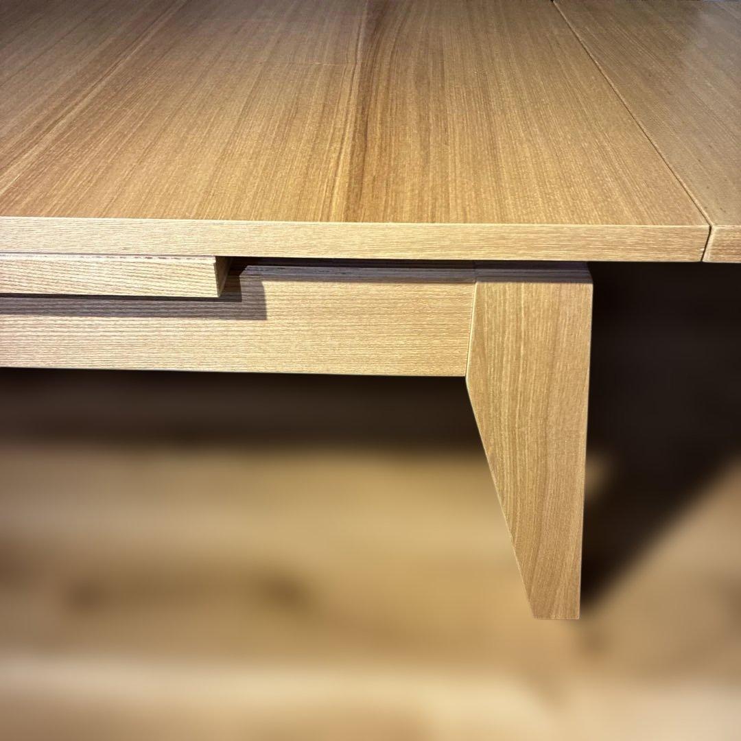 最終金額　Re:CENO 伸長式ローテーブル 木目 130cm対応35,800円