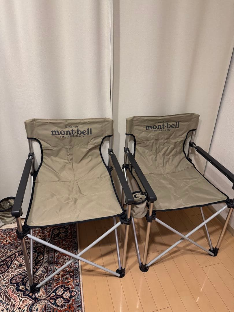 mont-bell アウトドアチェア 2脚セット