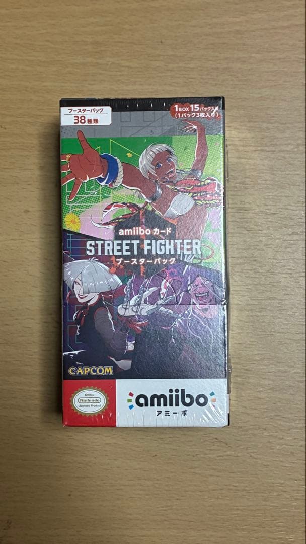 ストリートファイター6 amiiboカード ブースターパック BOX アミーボ
