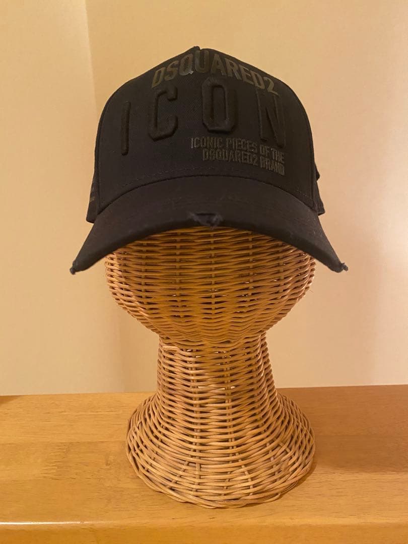 DSQUARED2 ICON ブラックキャップ　ディースクエアード✨希少✨