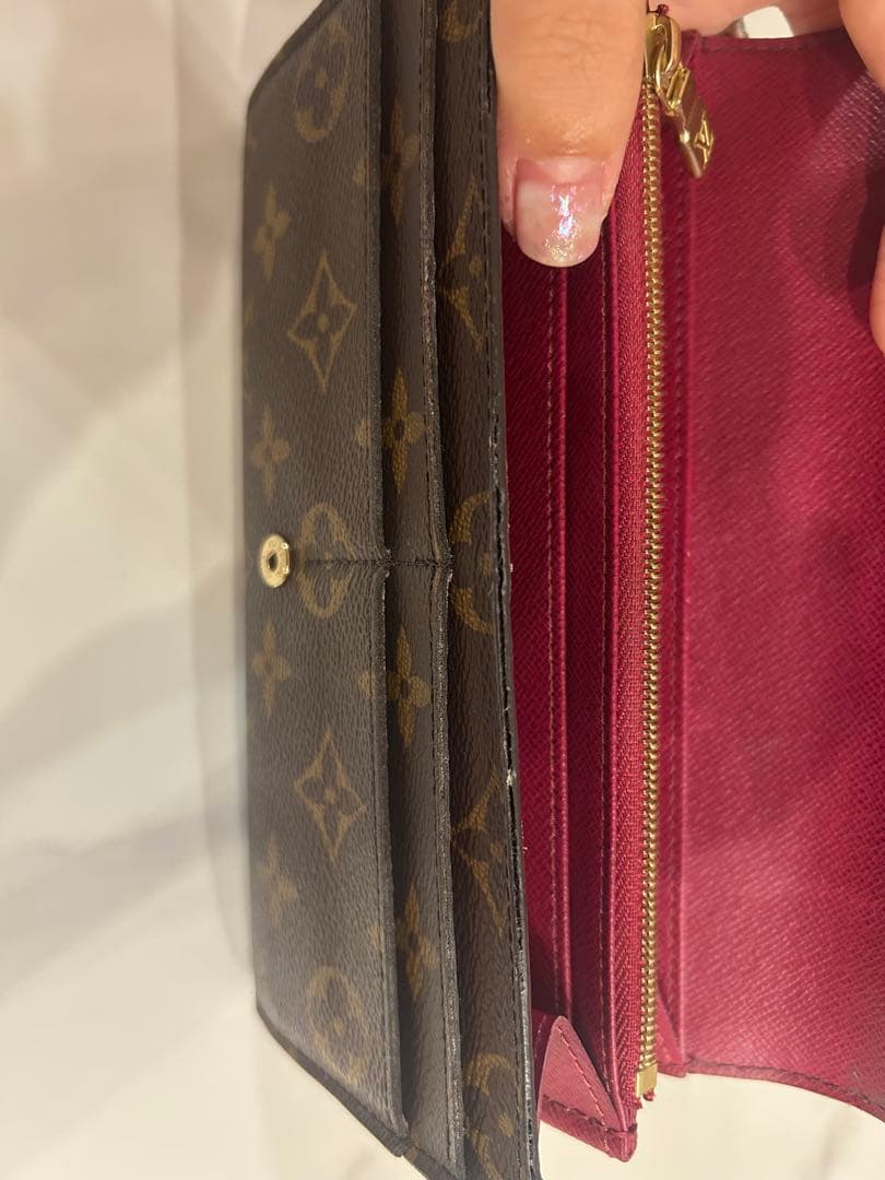 美品　ルイヴィトン ポルトフォイユ サラ長財布 ピンク
