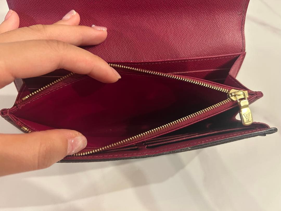 美品　ルイヴィトン ポルトフォイユ サラ長財布 ピンク