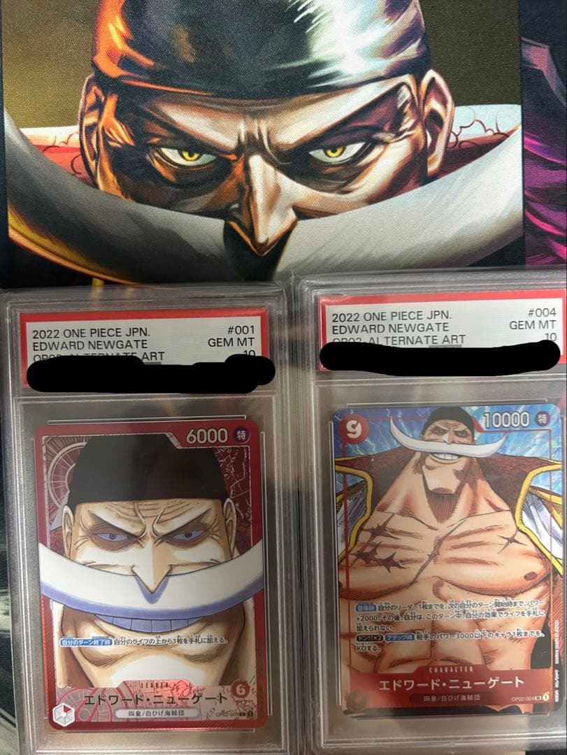 エドワード・ニューゲートSR、LP PSA10 2枚セット