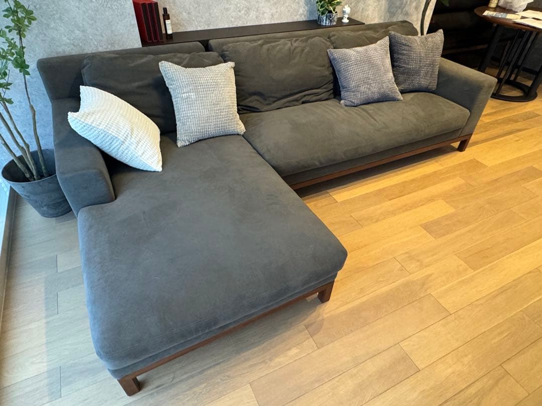 ※引き取り専用※ カンディハウス　クォードソファセット（定価140万）