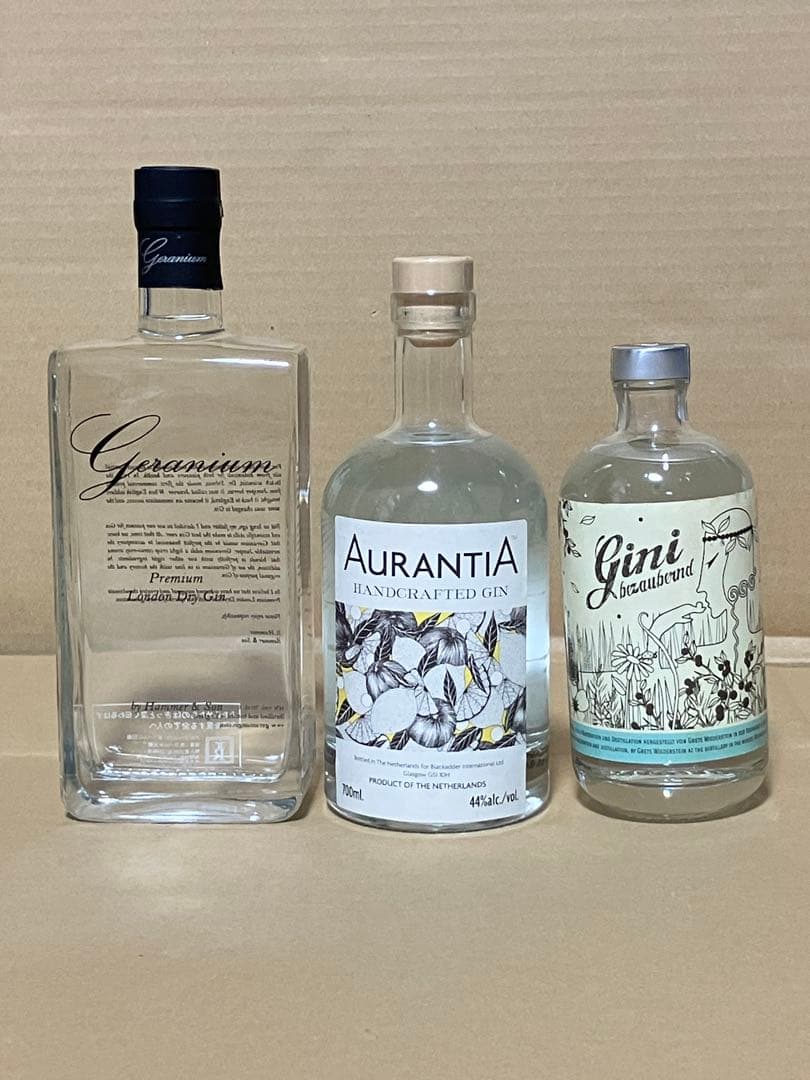 ★【定価以下】オランチア ジーニー ジェラニウム ジン 3本セット GIN