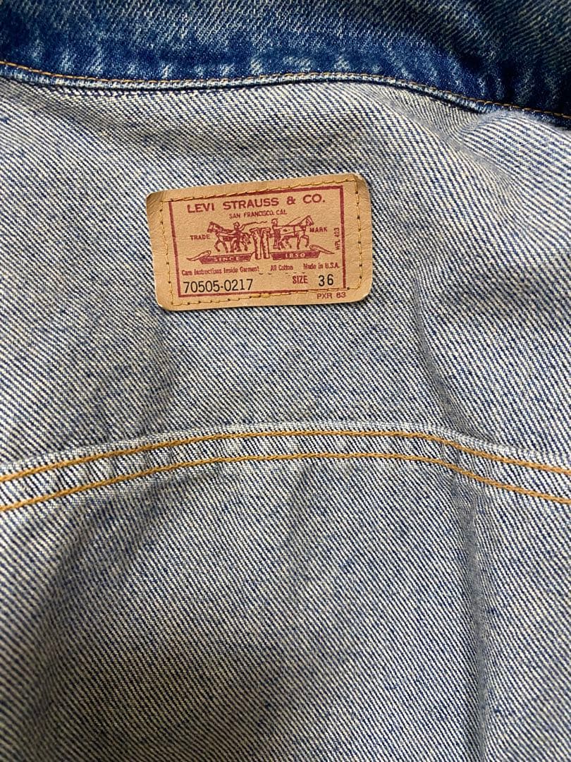 90s Levi's 70505 デニムジャケット USA製　リーバイス