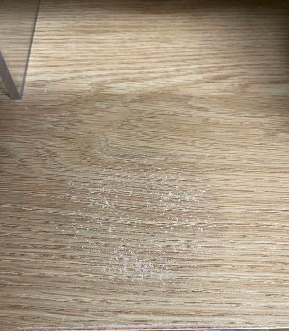 【12/6まで】ガラス扉付き食器棚　キッチンボード　ホワイトオーク　幅120cm