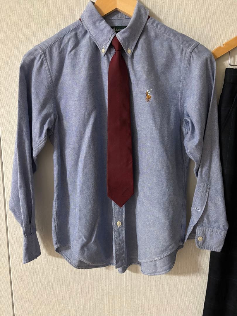 希少　バーバリー　スーツ　卒業式　150 ネクタイ