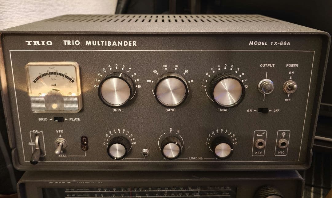 真空管無線機 TX-88A TRIO 通電確認済み