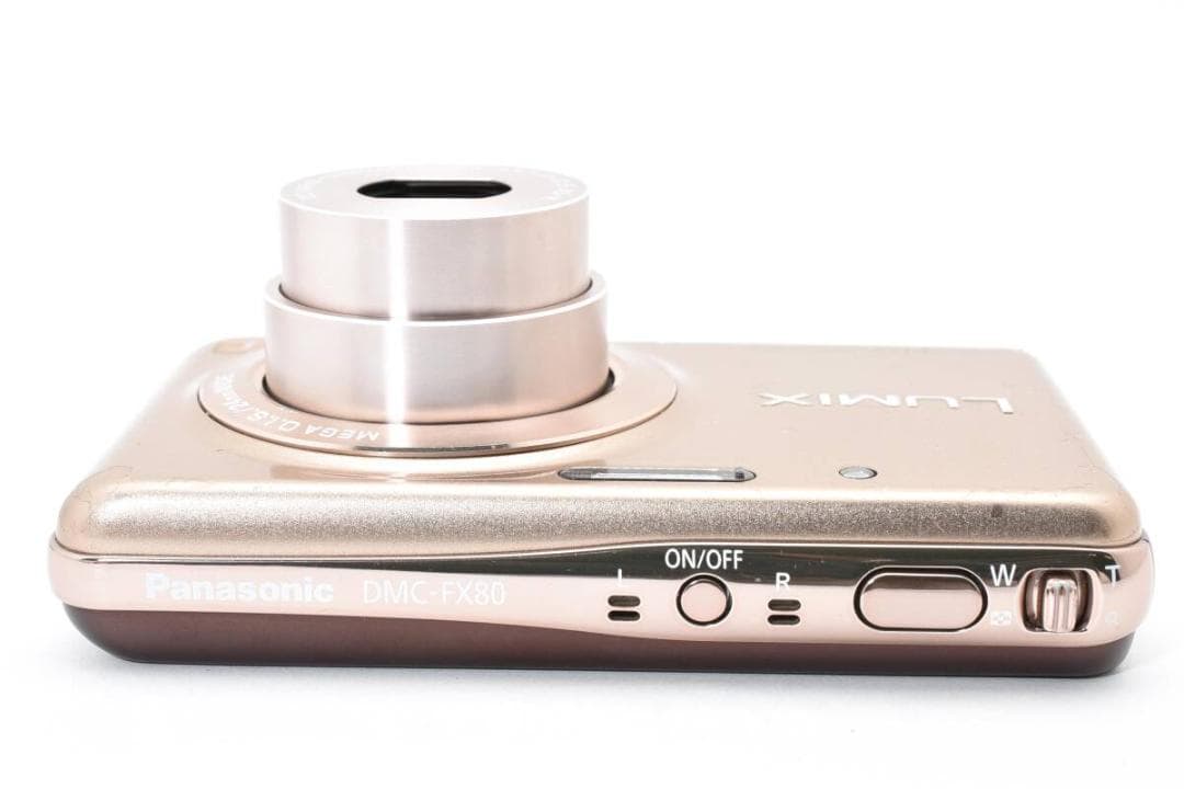 美品　Panasonic LUMIX DMC-FX80 ゴールド ＃A370