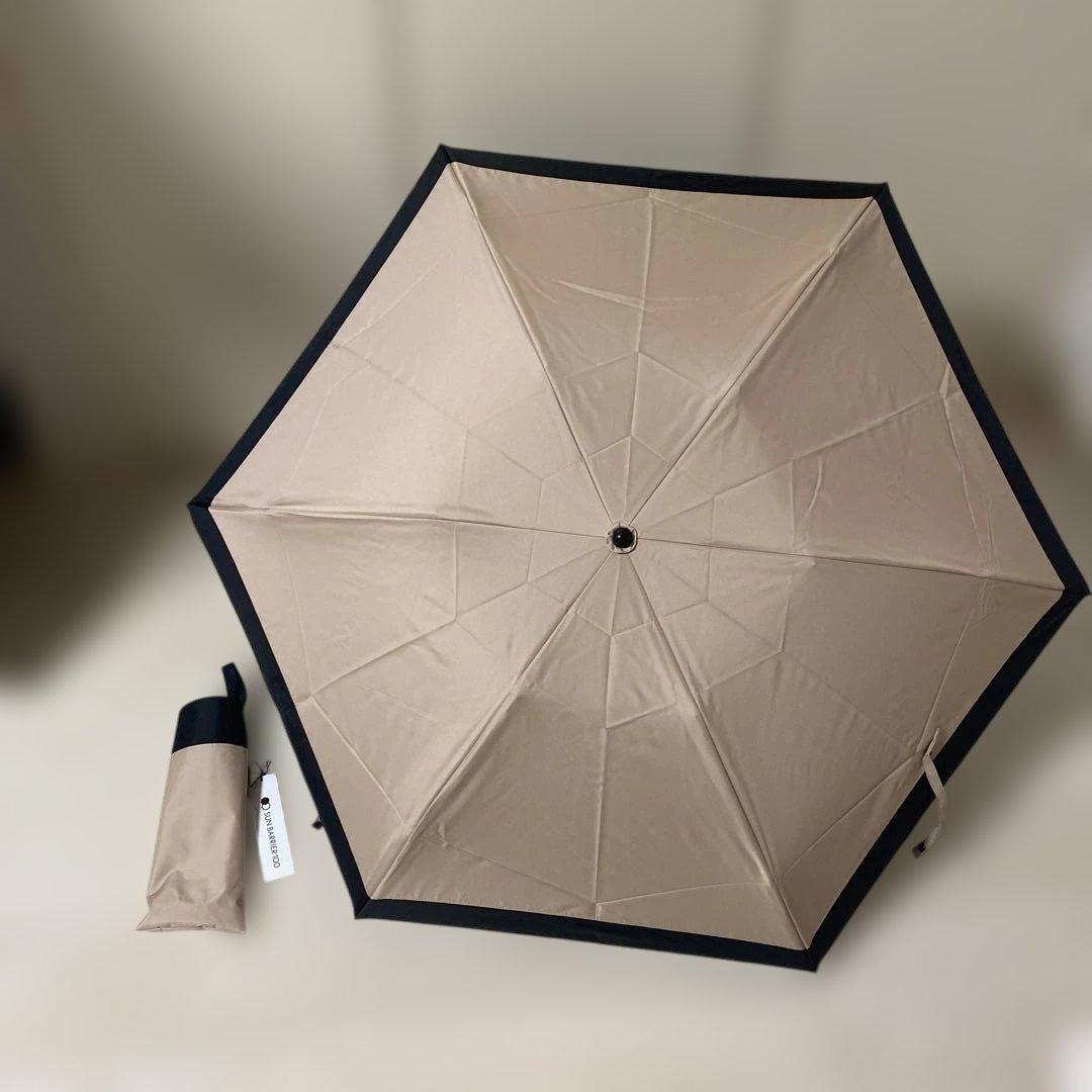 新品未使用⭐︎サンバリア100⭐︎ 折りたたみ日傘3段折り　 コンビ　ピンク色