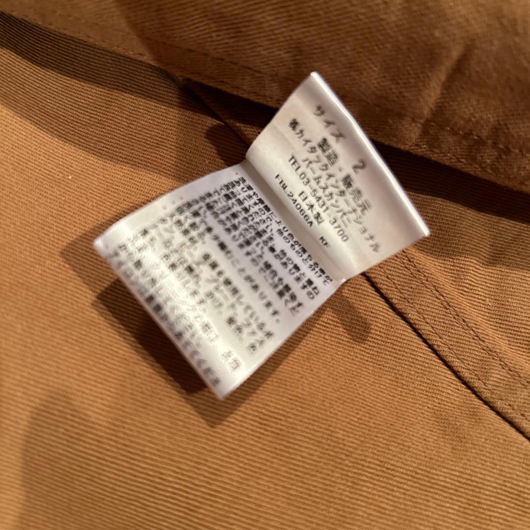 カジュアル ベージュ コットンジャケット