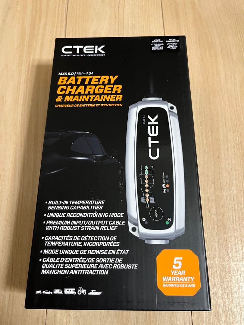 シーテックCTEK バッテリー MXS 5.0 新世代モデル　【新品未使用品】