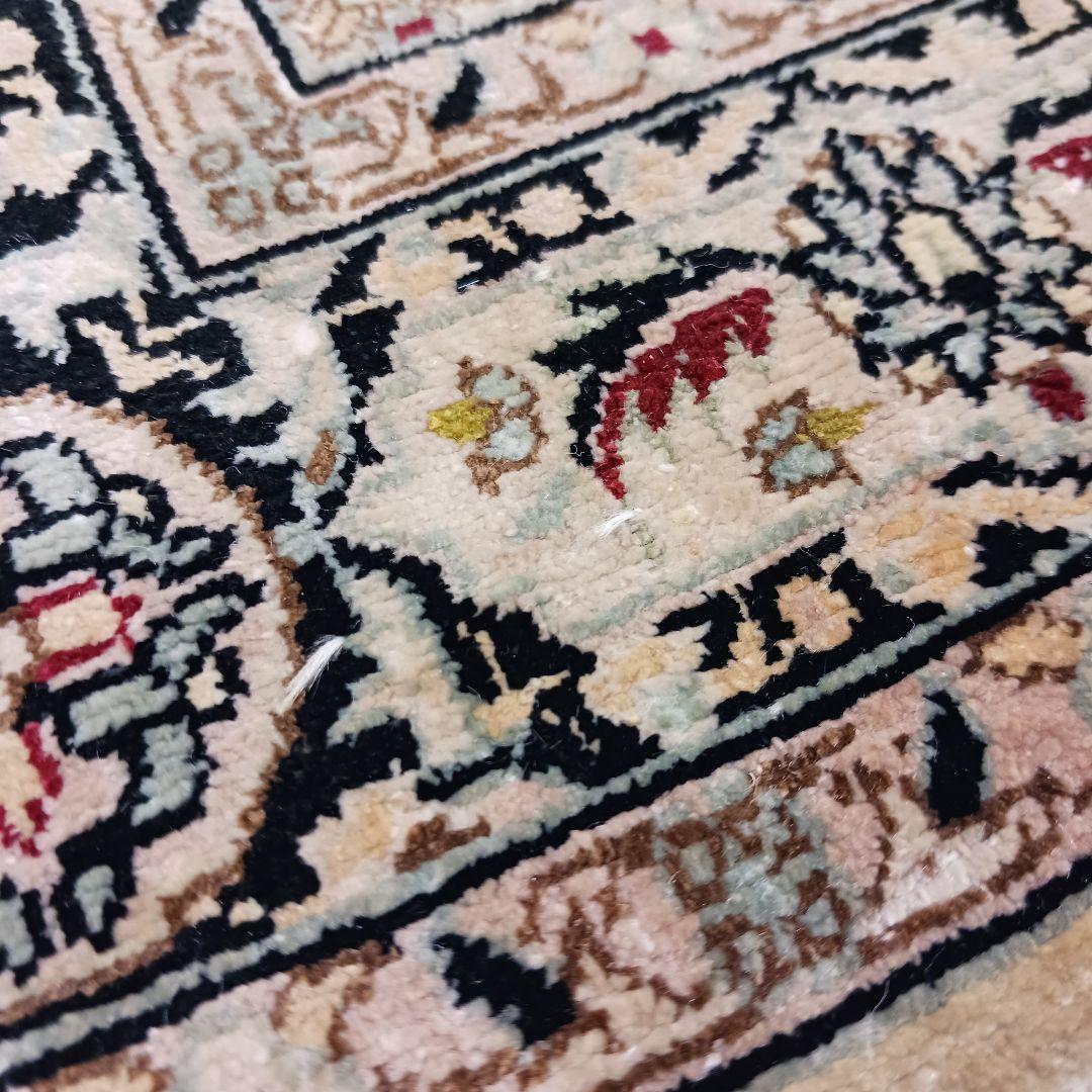 専用Y2811 シルク100% 細密手織り100万ノット ペルシャ絨毯