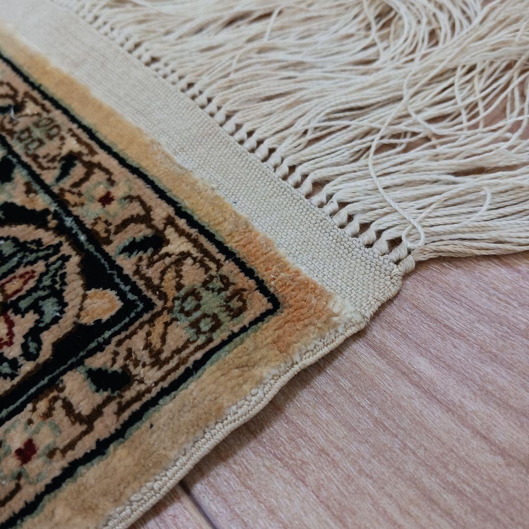 専用Y2811 シルク100% 細密手織り100万ノット ペルシャ絨毯