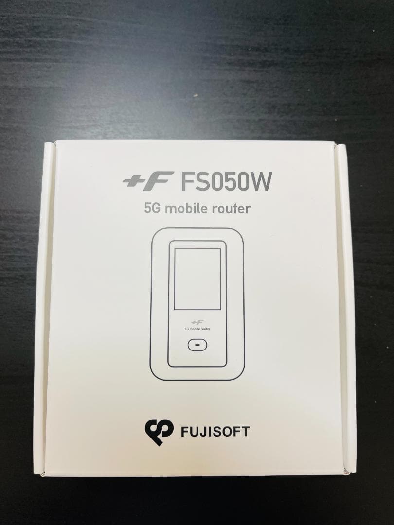 【新品同様】FUJISOFT +F FS050W 5Gモバイルルーター