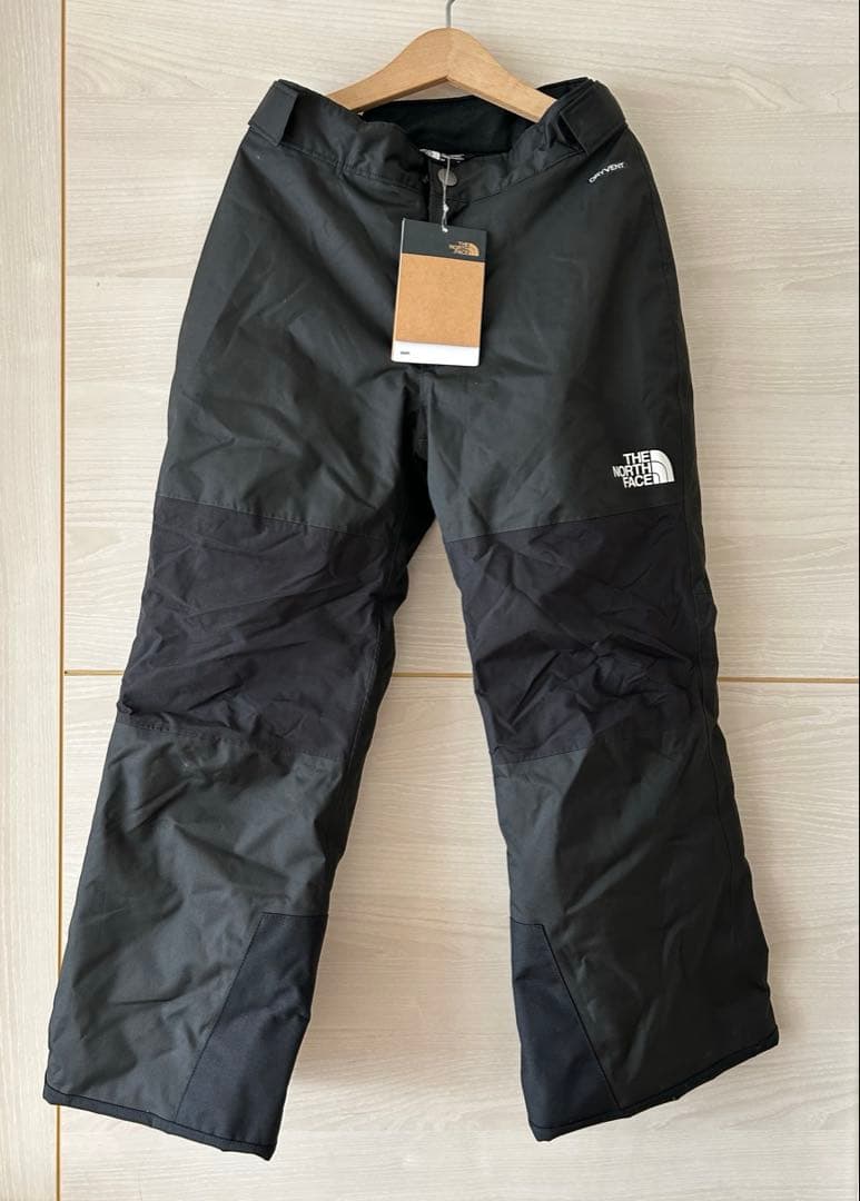 新品未使用THE NORTH FACE スノーパンツ 黒7/8 120~130