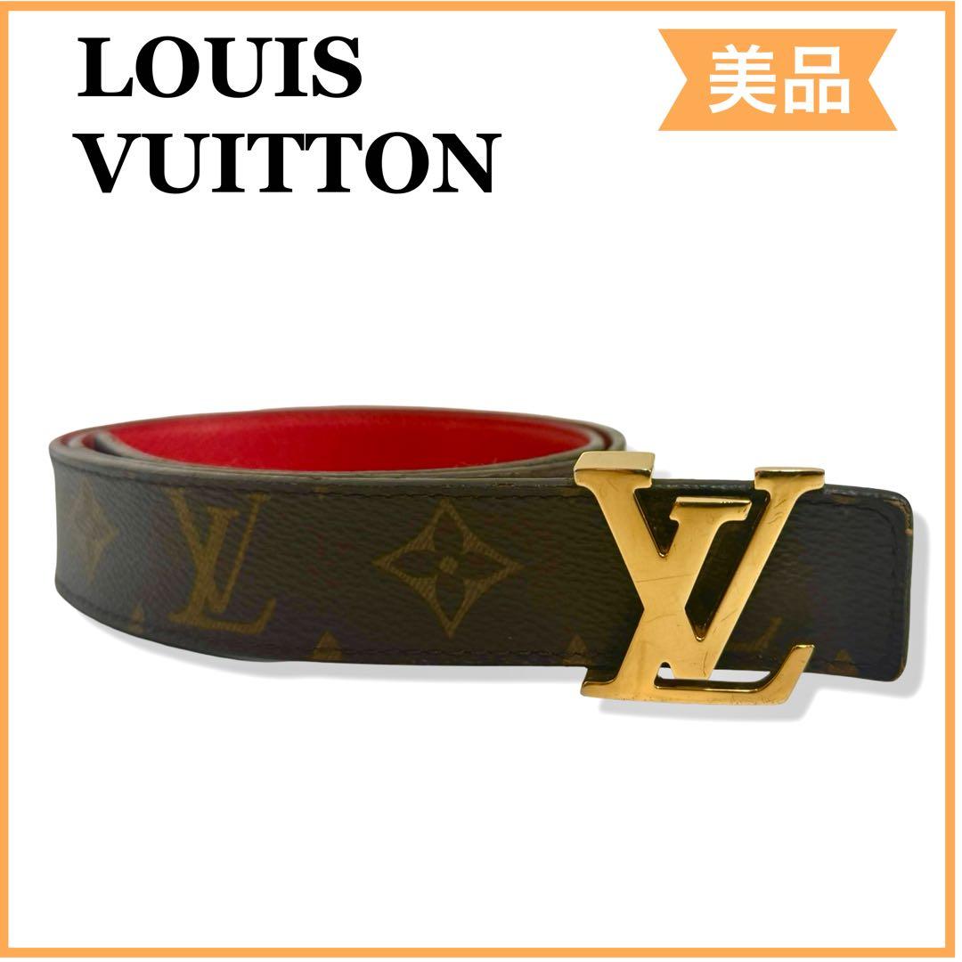 ルイヴィトン モノグラム サンチュール イニシアル リバーシブル ベルト