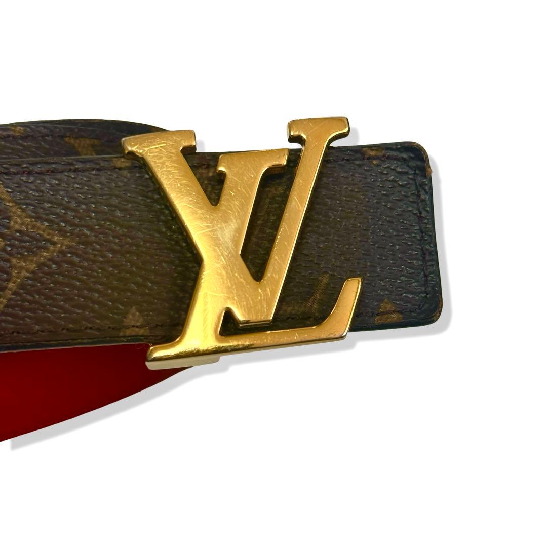 ルイヴィトン モノグラム サンチュール イニシアル リバーシブル ベルト