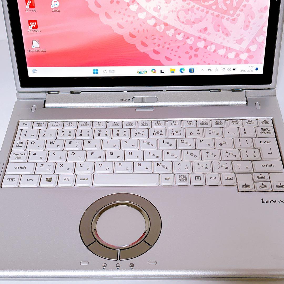 累積4780時間のレッツノートCF-XZ6 タブレット i5 8G SSD256