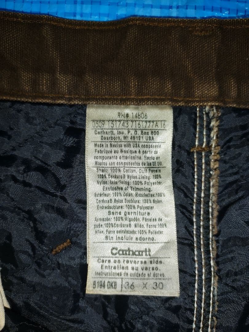 Carhartt ダブルニー w36×L30 DKB ペインター カーハート