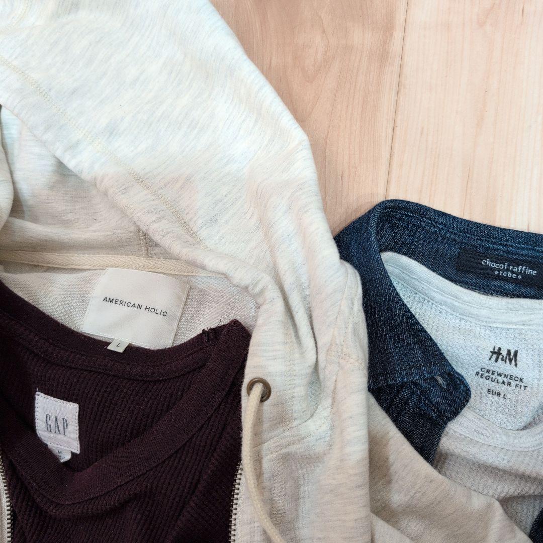 レディース　長袖カジュアルコーデまとめ売り　新品あり　Lサイズ　パーカー　デニム