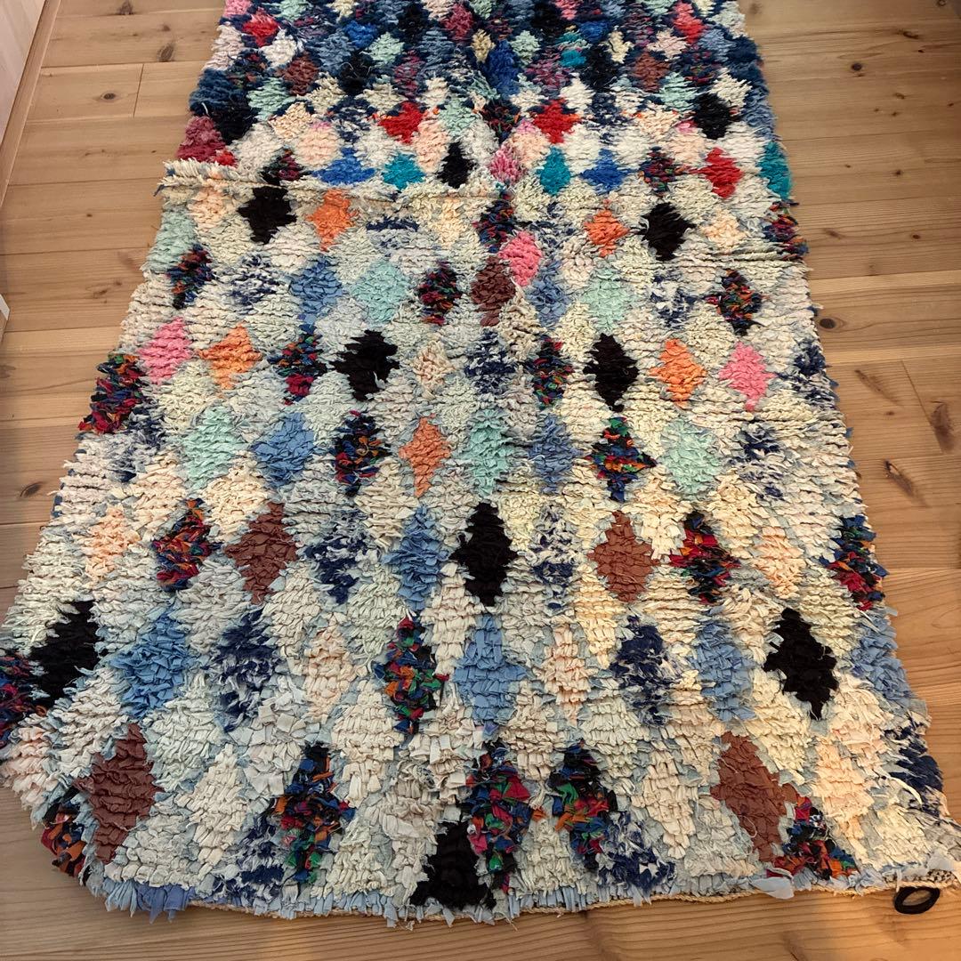 モロッコ絨毯　85cm×180cm ボシャルウェット