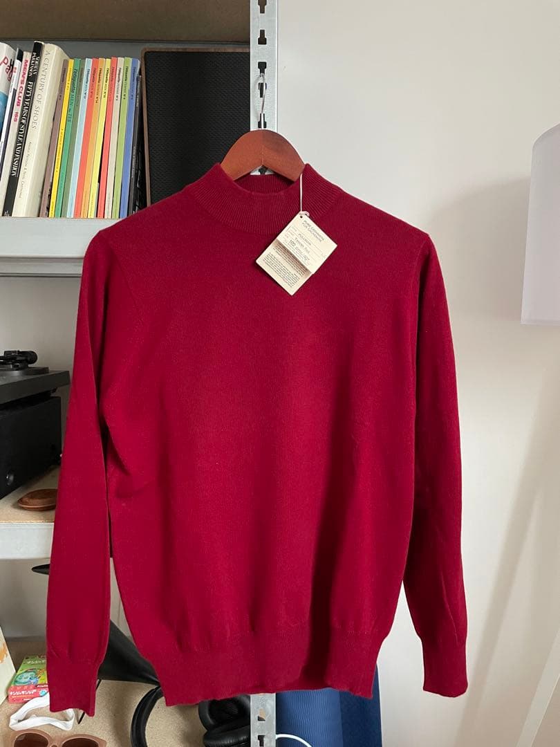 80s 新品未使用　Ballantyne デッドストック カシミヤ　ニット 40
