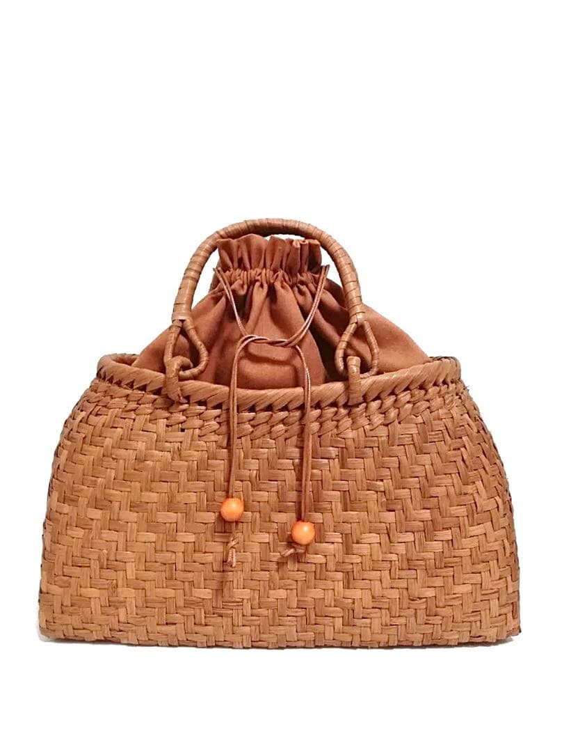 山葡萄バッグ台形網代