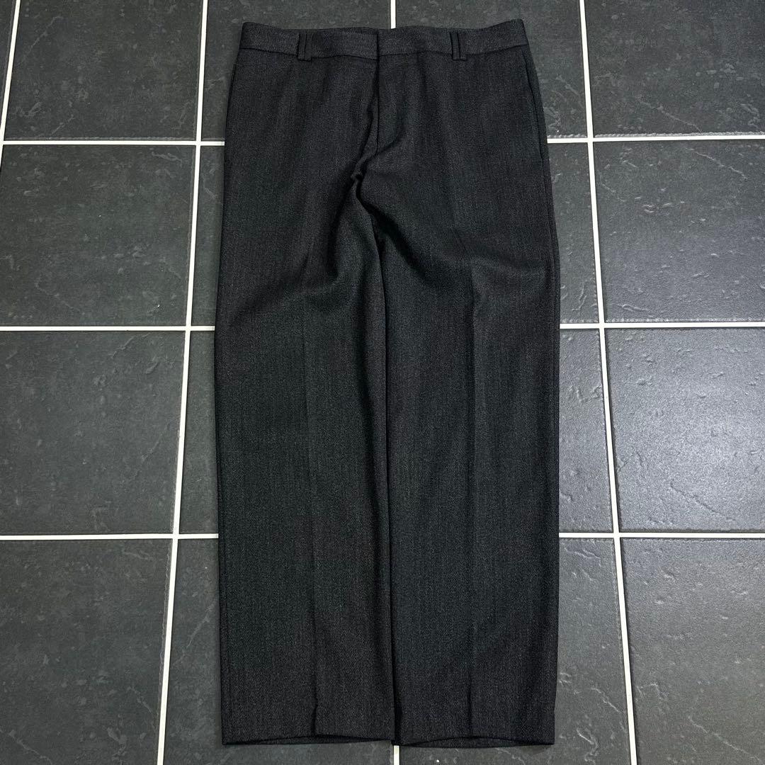 90s HUGO BOSS【ウールギャバジン　ストレートスラックス　レア】