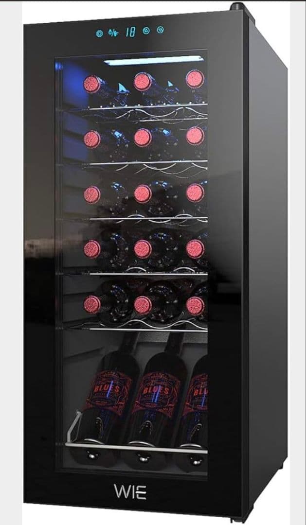 WIE ワインセラー WIWCJC18BADX 18本収納 コンプレッサー式