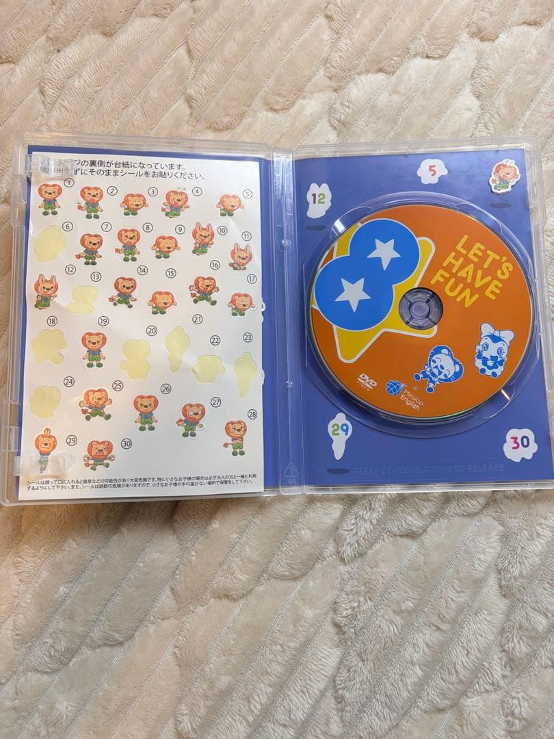 ミライグリッシュ　DVD15枚・CD3枚　収納箱無し