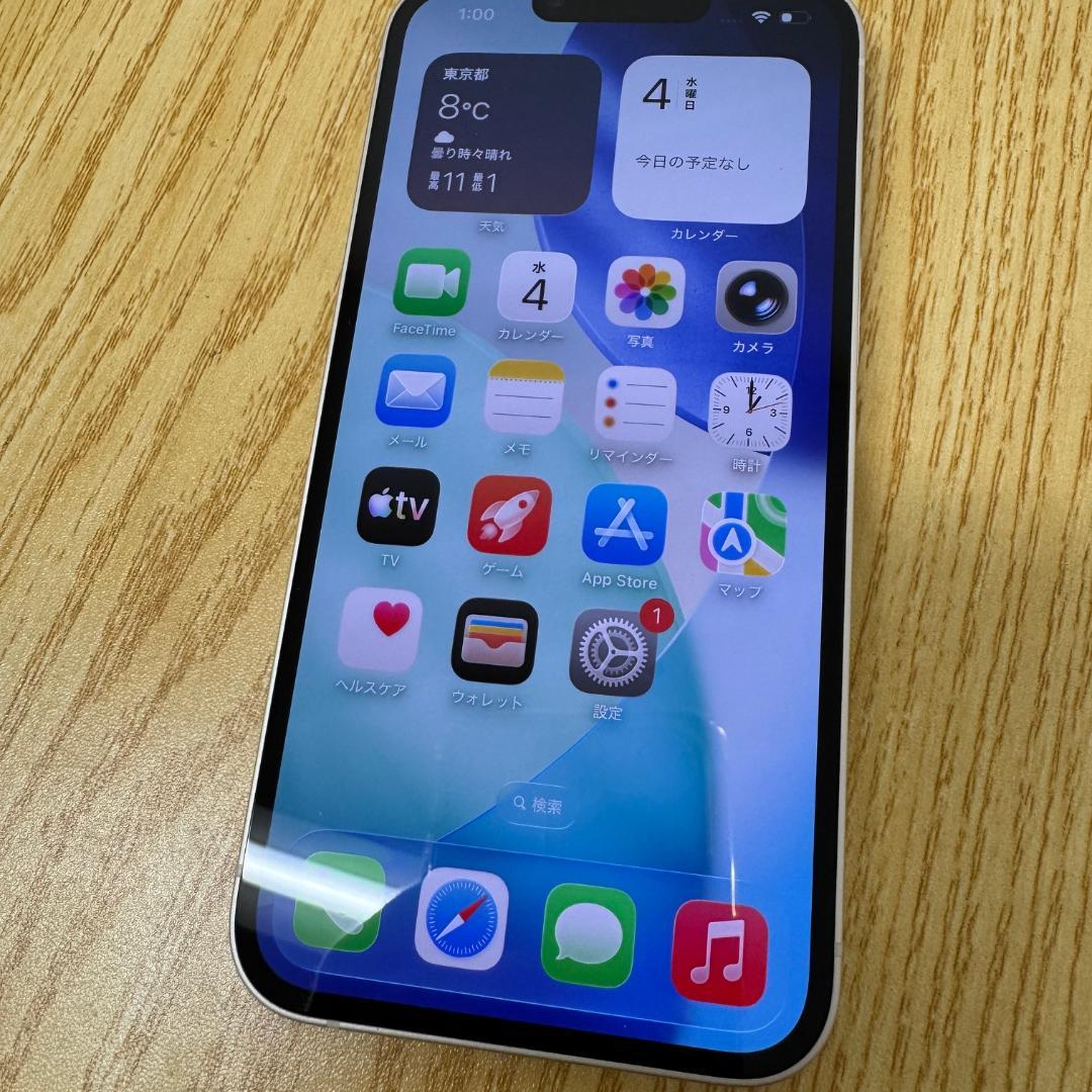 GA7047◆iPhone 13 128GB スターライト SIMフリー♪