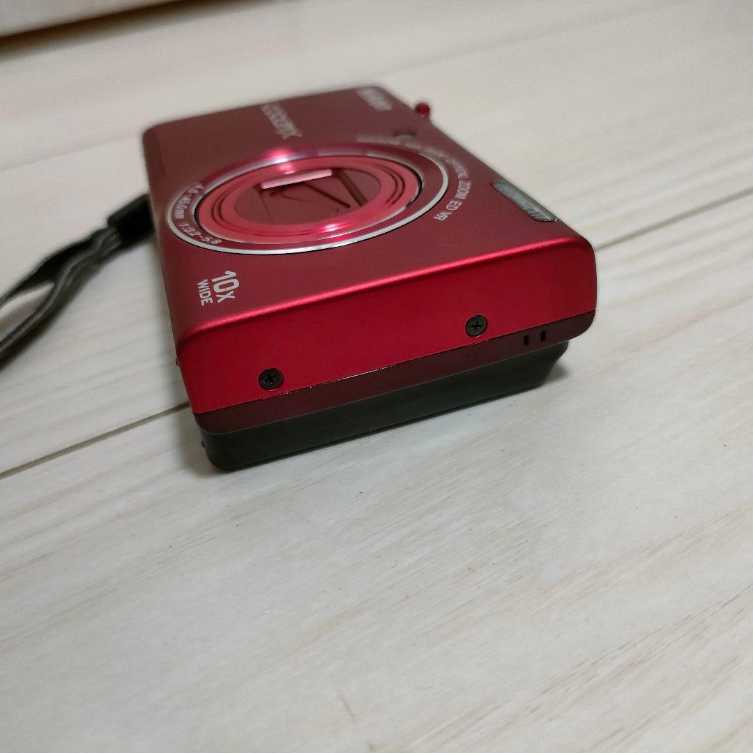 動作確認済Nikon COOLPIX S6200レッド コンパクトデジタルカメラ