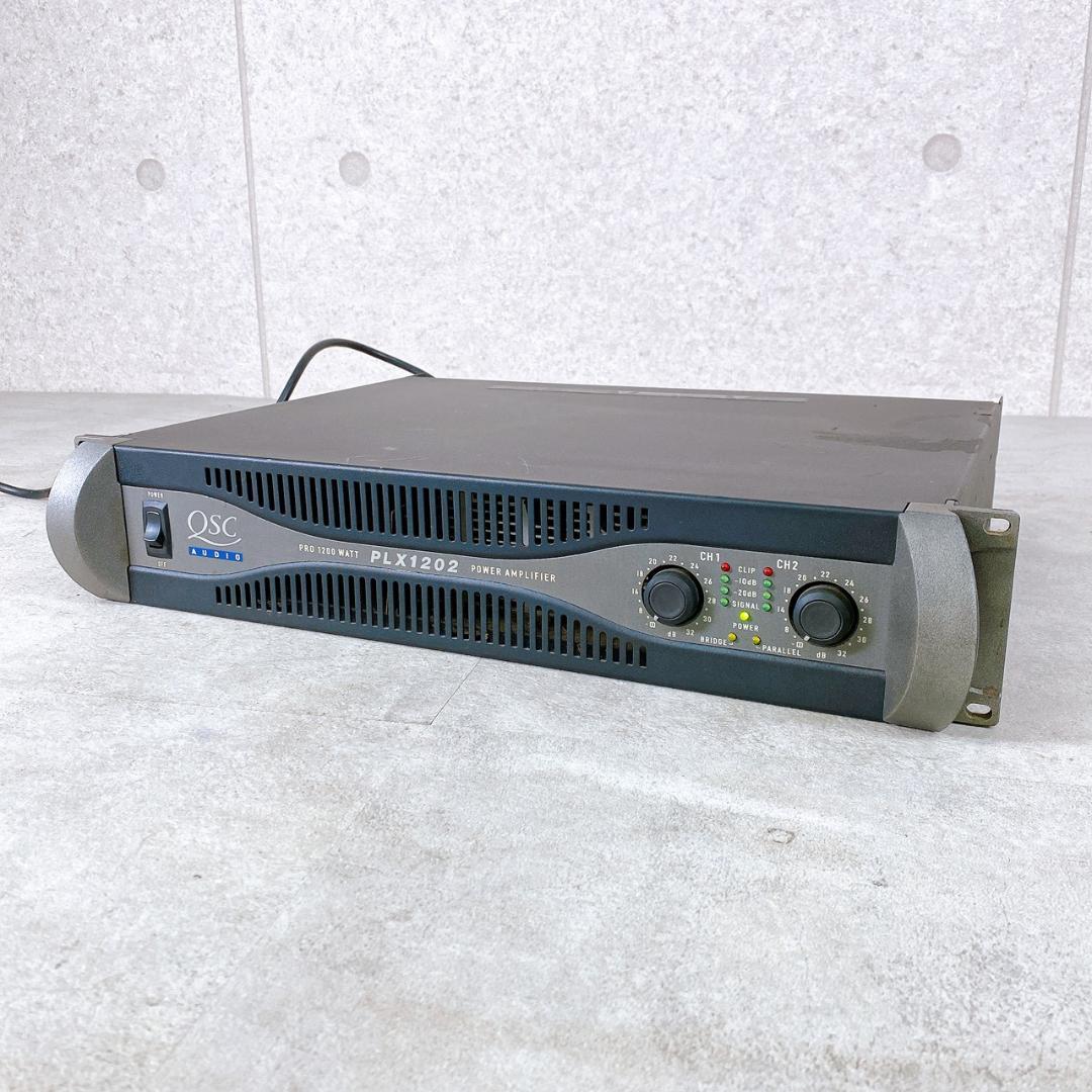 QSC PLX1202 パワーアンプ 業務用 2ch ラックマウント