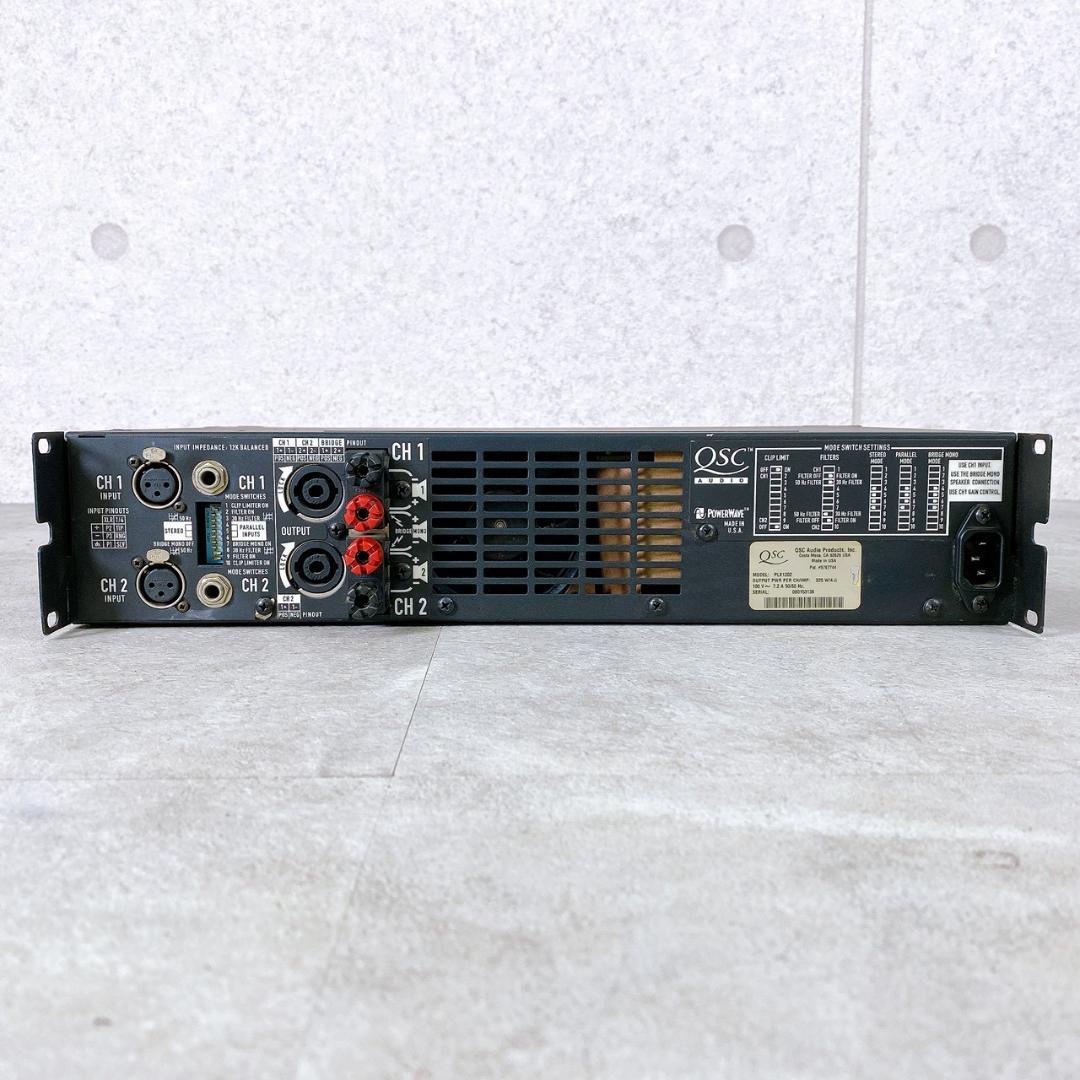 QSC PLX1202 パワーアンプ 業務用 2ch ラックマウント