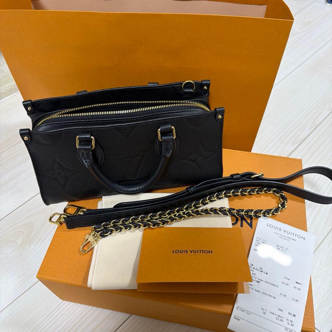 LOUIS VUITTON ハンドバッグ モノグラム・アンプラント オンザゴー