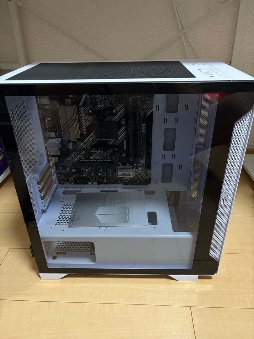 ミニタワーPCケース　mATX マザーボード　空冷　CPUクーラー　ファン×5