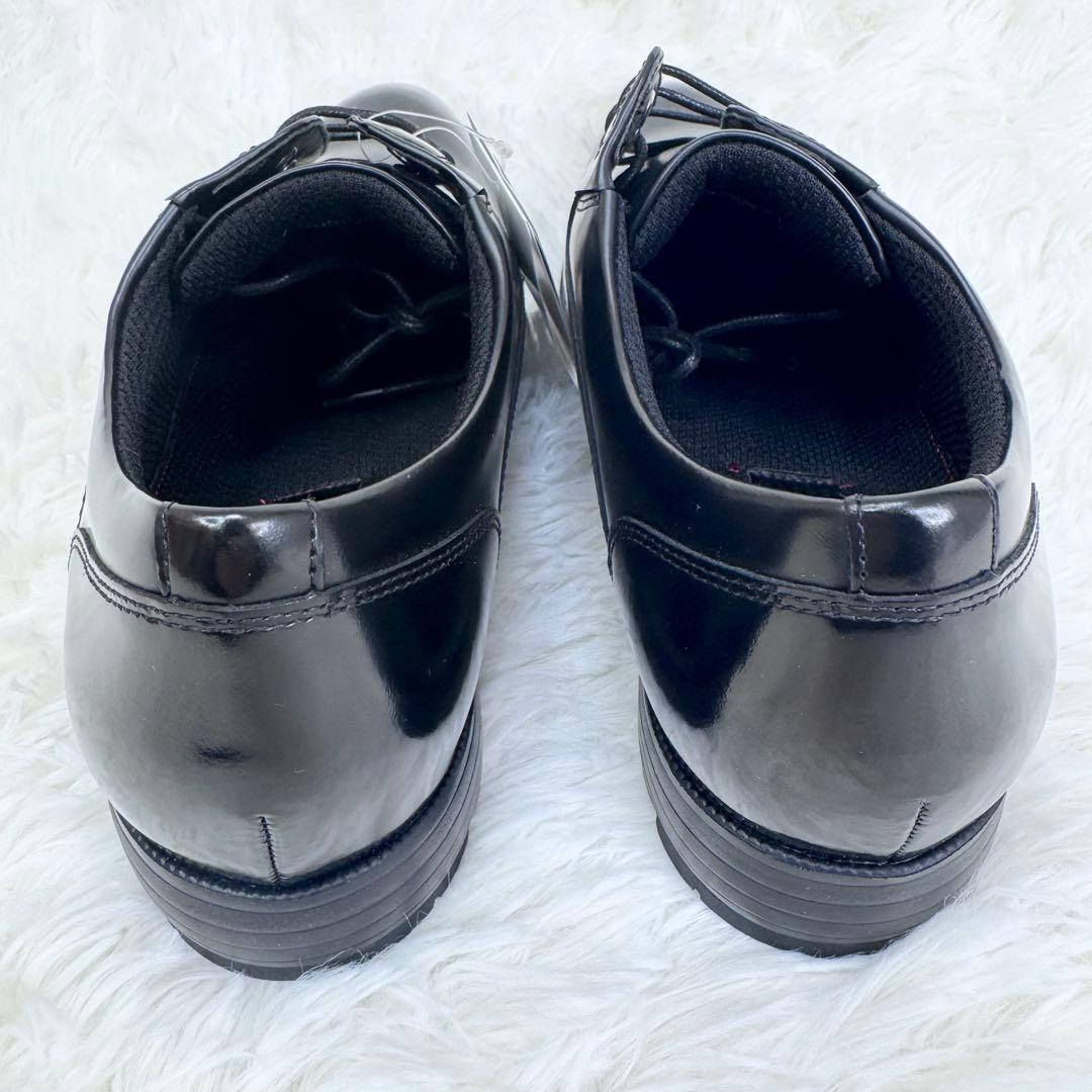 【新品タグ付】テクシーリュクス ビジネスシューズ 25.5 プレーントゥ 黒