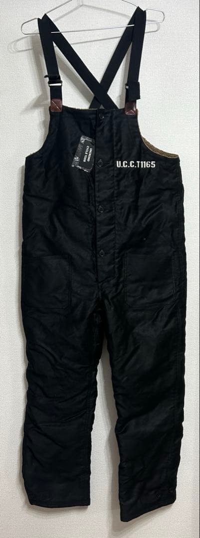 新品 UNCROWD アンクラウド デッキパンツ 黒 Lサイズ