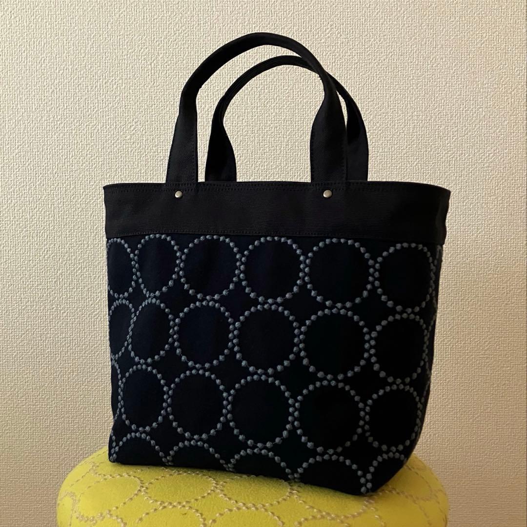 トートバッグ　dopタンバリン　インディゴ