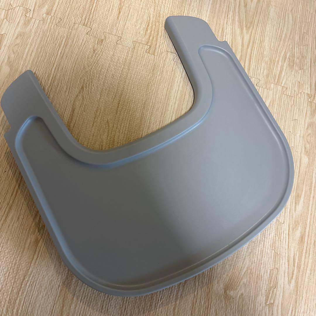 【manandy】ノウス　ハイチェア グレー　テーブル・安全ベルト付き